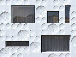 Плитки фасадные из архитектурного бетона