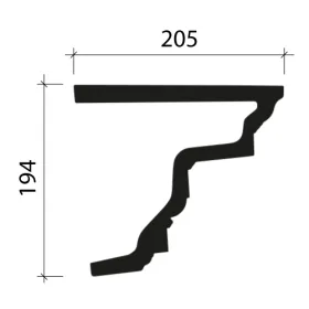 картинка Молдинг Moderare 200/23_28